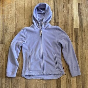 Woolrich Women’s Lavender Fleece Fill Zip Jacket Small